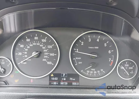 2014 BMW 320I из США, поврежденный, VIN WBA3B1G5XENT00327